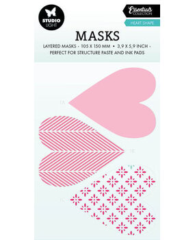 Studio Light Essentials Heart Shape Masking Stencil (SL-ES-MASK249)