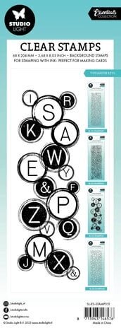 Studio Light Essentials Clear Stamps Typewriter Keys (SL-ES-STAMP551) Studio Light Essentials Clear Stamps Typewriter Keys (SL-ES-STAMP551)