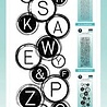 Studio Light Essentials Clear Stamps Typewriter Keys (SL-ES-STAMP551) Studio Light Essentials Clear Stamps Typewriter Keys (SL-ES-STAMP551)