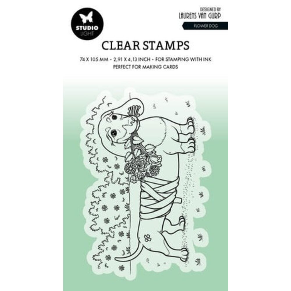 Studio Light Essentials Clear Stamps Flower Dog (BL-ES-STAMP567 ...