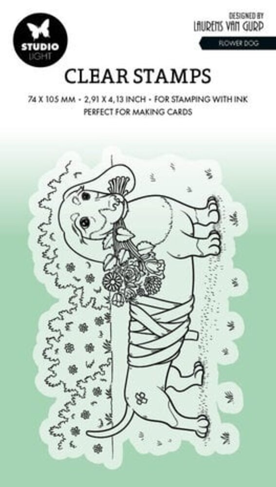Studio Light Essentials Clear Stamps Flower Dog (BL-ES-STAMP567)