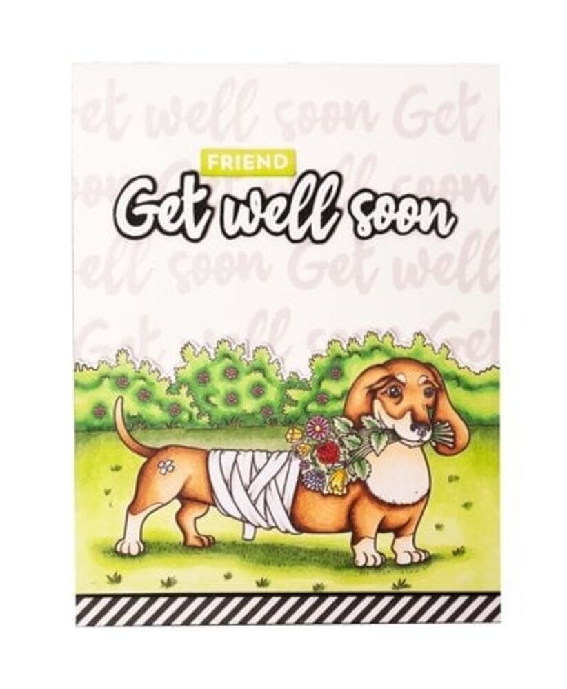 Studio Light Essentials Clear Stamps Flower Dog (BL-ES-STAMP567)