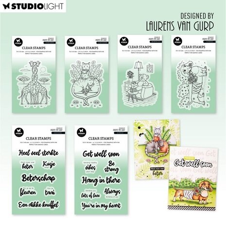 Studio Light Essentials Clear Stamps Be Strong (BL-ES-STAMP569)