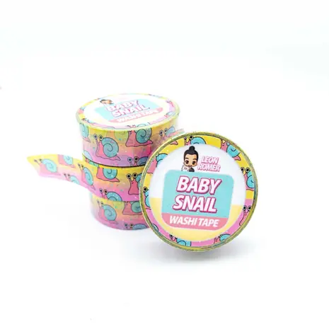 Leon Römer Illustraties Baby Snail Washi Tape Leon Römer Illustraties Baby Snail Washi Tape