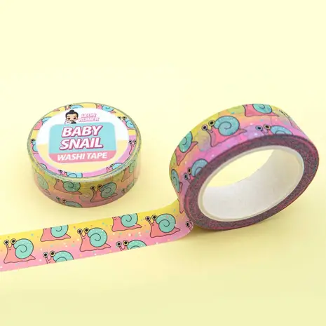 Leon Römer Illustraties Baby Snail Washi Tape Leon Römer Illustraties Baby Snail Washi Tape