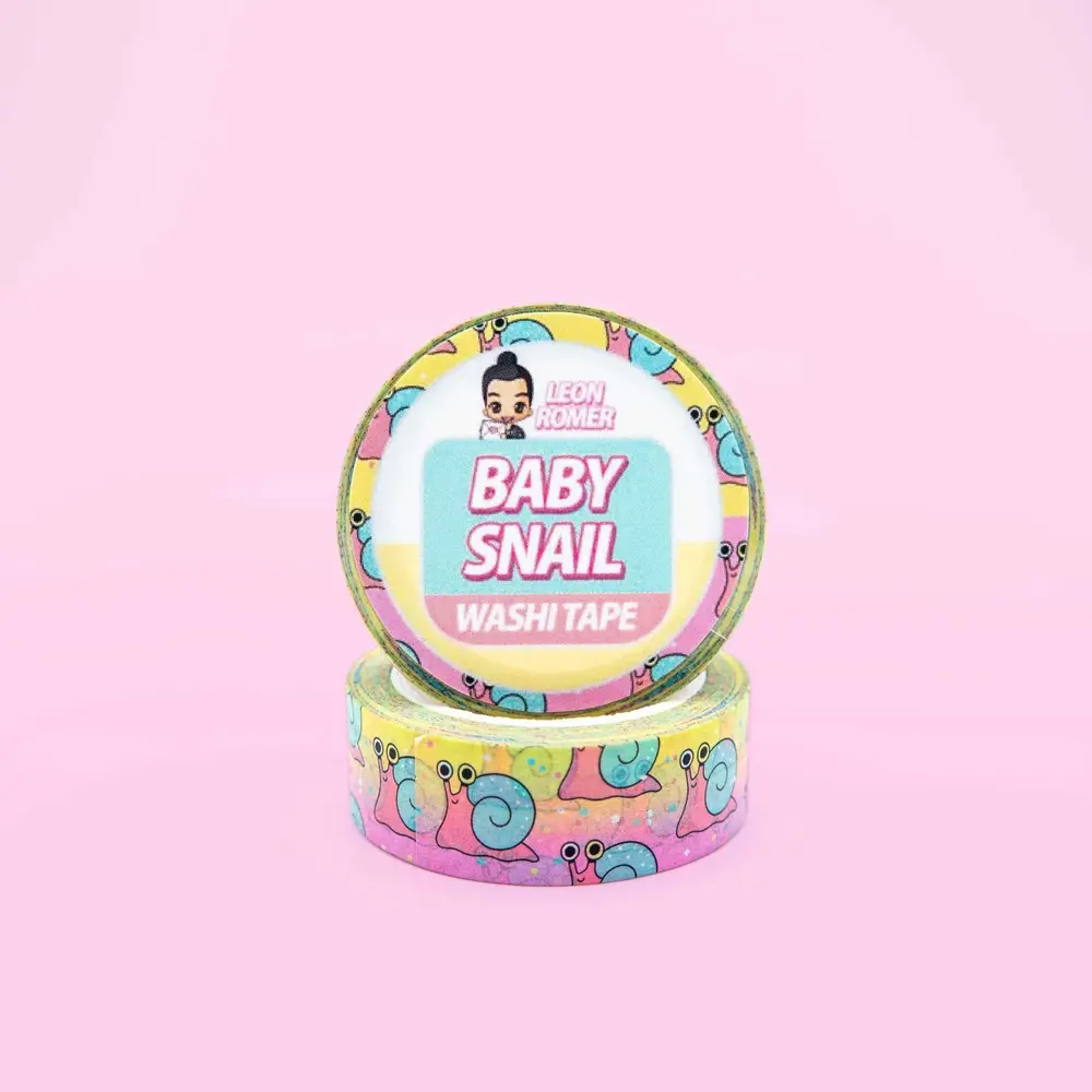 Leon Römer Illustraties Baby Snail Washi Tape Leon Römer Illustraties Baby Snail Washi Tape