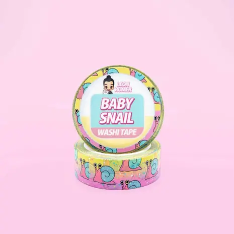 Leon Römer Illustraties Baby Snail Washi Tape Leon Römer Illustraties Baby Snail Washi Tape