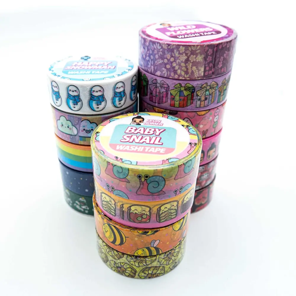 Leon Römer Illustraties Baby Snail Washi Tape Leon Römer Illustraties Baby Snail Washi Tape