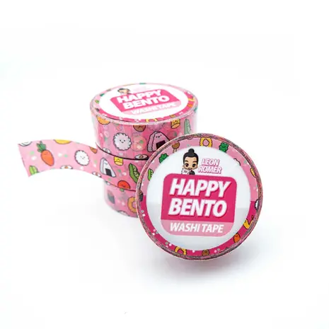 Leon Römer Illustraties Happy Bento Washi Tape Leon Römer Illustraties Happy Bento Washi Tape