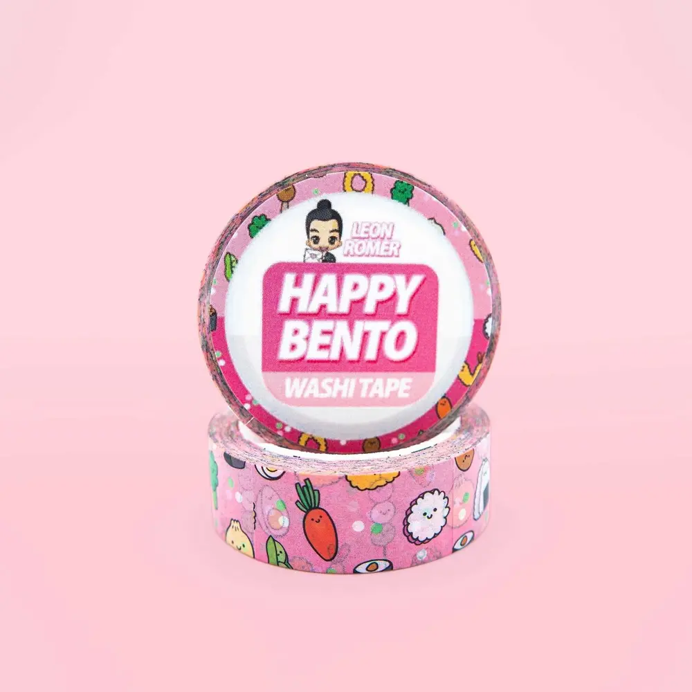 Leon Römer Illustraties Happy Bento Washi Tape Leon Römer Illustraties Happy Bento Washi Tape