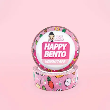 Leon Römer Illustraties Happy Bento Washi Tape Leon Römer Illustraties Happy Bento Washi Tape