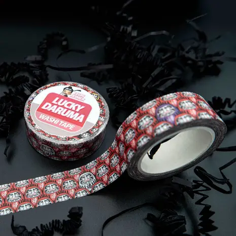 Leon Römer Illustraties Lucky Daruma Washi Tape