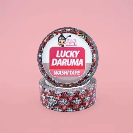 Leon Römer Illustraties Lucky Daruma Washi Tape