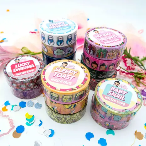 Leon Römer Illustraties Pineapple Hearts Washi Tape