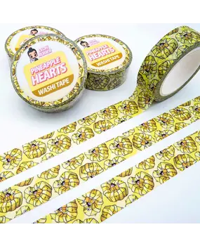 Leon Römer Illustraties Pineapple Hearts Washi Tape