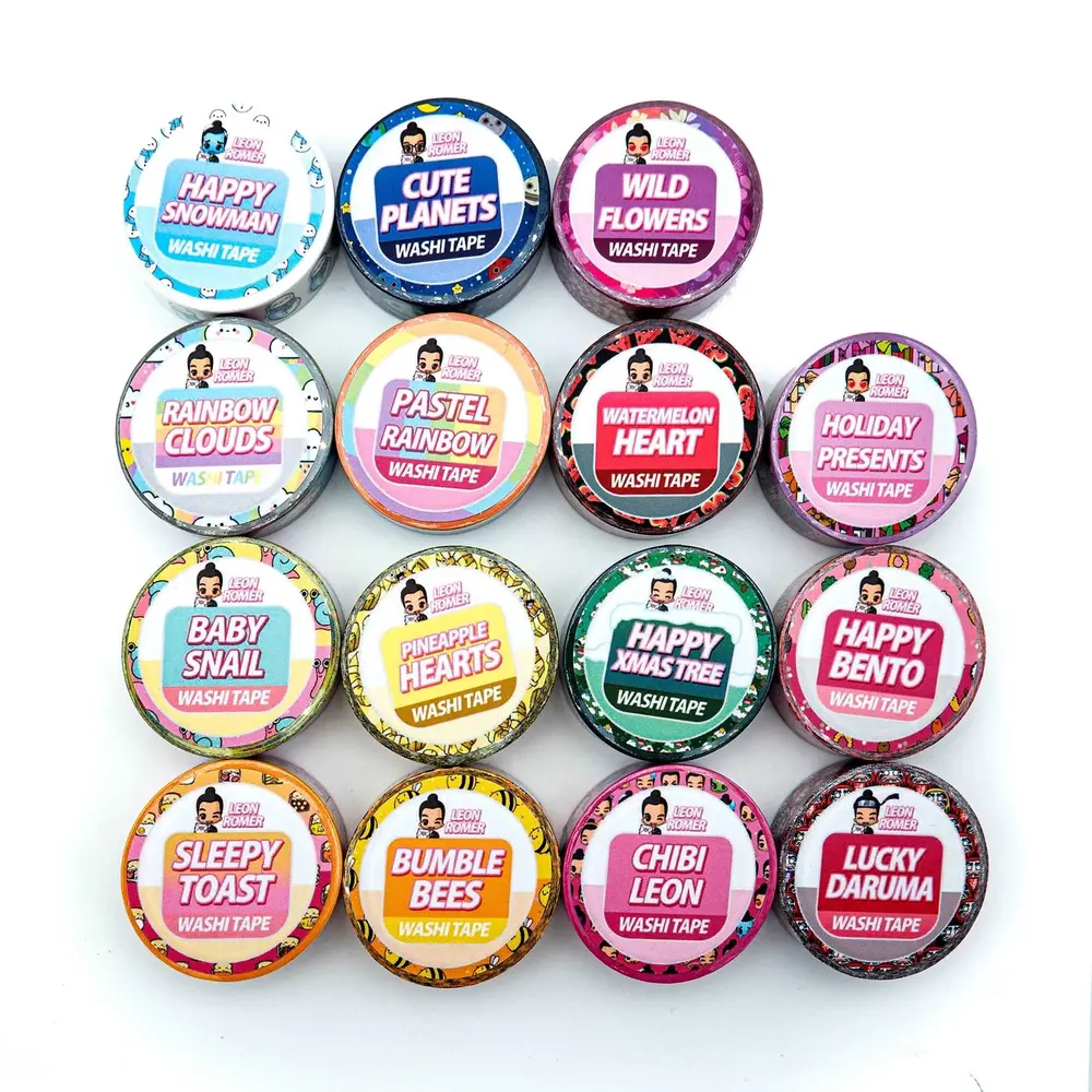 Leon Römer Illustraties Sleepy Toast Washi Tape Leon Römer Illustraties Sleepy Toast Washi Tape