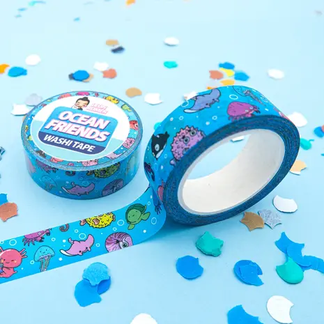 Leon Römer Illustraties Ocean Friends Washi Tape Leon Römer Illustraties Ocean Friends Washi Tape