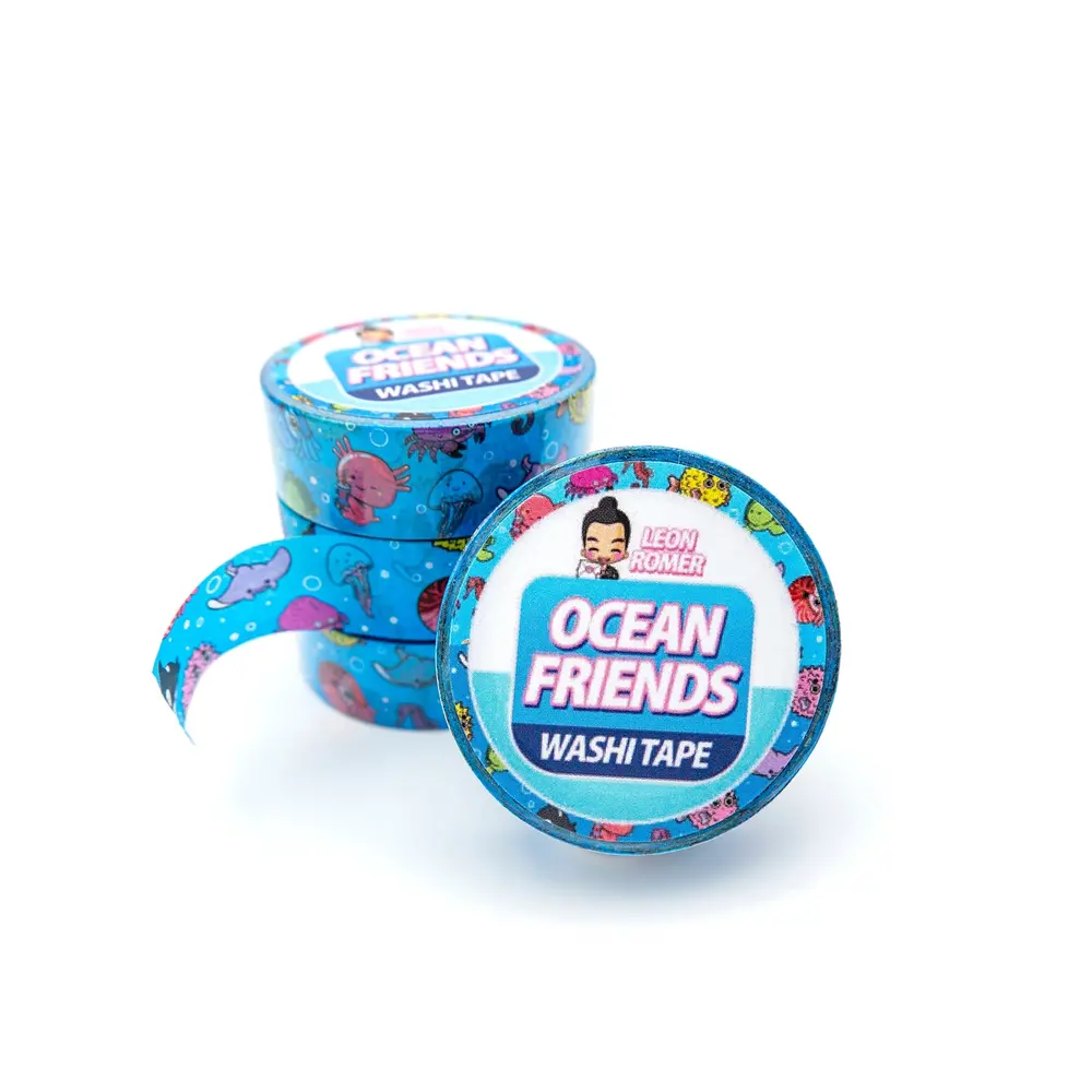 Leon Römer Illustraties Ocean Friends Washi Tape Leon Römer Illustraties Ocean Friends Washi Tape