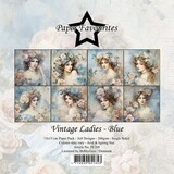Paper Favourites Vintage Ladies Blue 6x6 Inch Paper Pack (PF269)