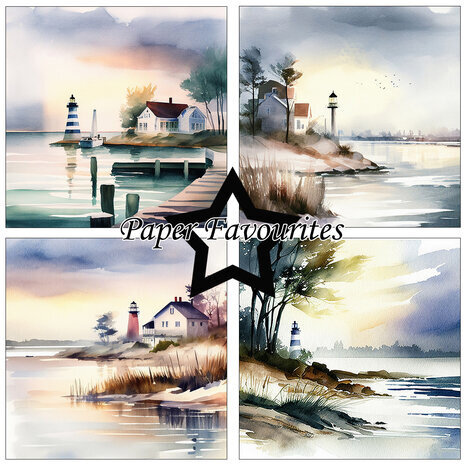 Paper Favourites Coastal 12x12 Inch Paper Pack (PF471) Paper Favourites Coastal 12x12 Inch Paper Pack (PF471)