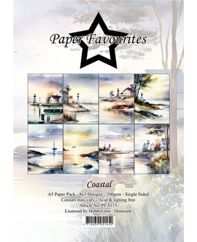 Paper Favourites Coastal A5 Paper Pack (PFA115) Paper Favourites Coastal A5 Paper Pack (PFA115)