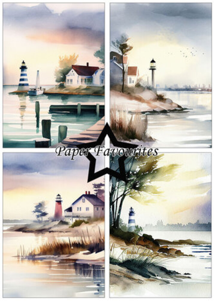 Paper Favourites Coastal A5 Paper Pack (PFA115) Paper Favourites Coastal A5 Paper Pack (PFA115)