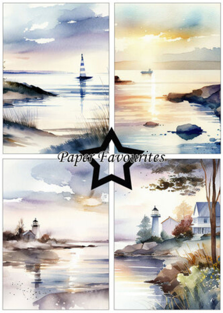 Paper Favourites Coastal A5 Paper Pack (PFA115) Paper Favourites Coastal A5 Paper Pack (PFA115)