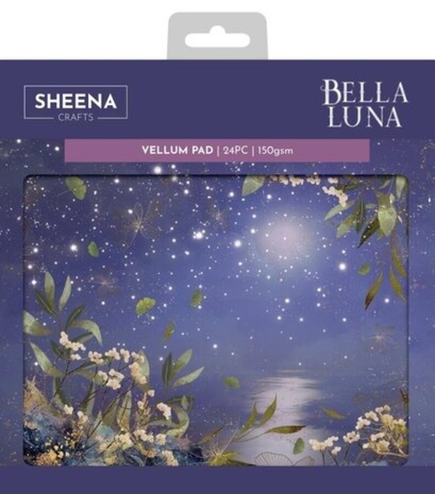 Sheena Bella Luna 8x8 Inch Vellum Pad (SD-BL-VELPAD8) Sheena Bella Luna 8x8 Inch Vellum Pad (SD-BL-VELPAD8)