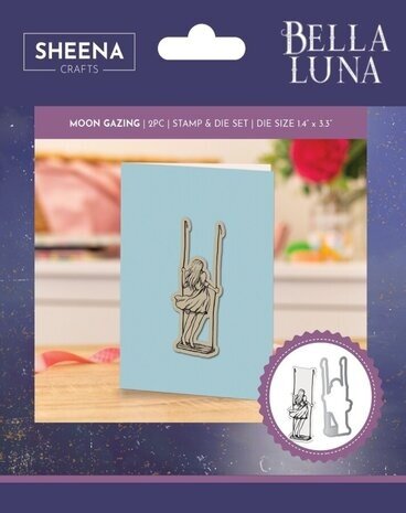 Sheena Bella Luna Stamp & Die Moon Gazing (SD-BL-STD-MOGA) Sheena Bella Luna Stamp & Die Moon Gazing (SD-BL-STD-MOGA)