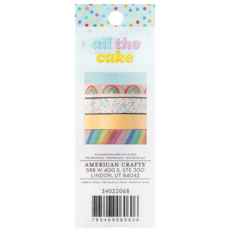 Pebbles All The Cake Washi Tape Spools (34022068) Pebbles All The Cake Washi Tape Spools (34022068)