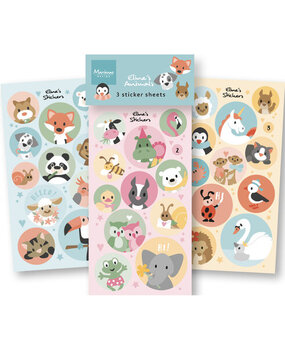 Marianne Design Stickers Eline's Animals (CA3190) Marianne Design Stickers Eline's Animals (CA3190)