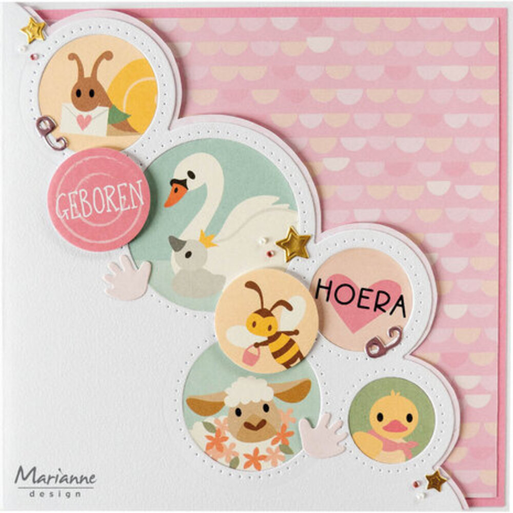 Marianne Design Stickers Eline's Animals (CA3190) Marianne Design Stickers Eline's Animals (CA3190)