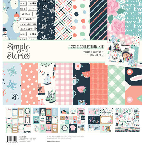 Simple Stories Winter Wonder 12x12 Inch Collection Kit (21200) Simple Stories Winter Wonder 12x12 Inch Collection Kit (21200)
