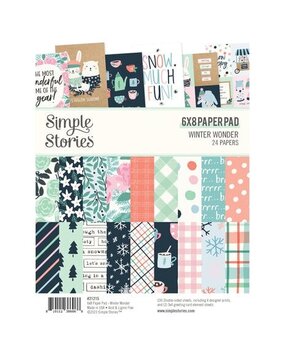 Simple Stories Winter Wonder 6x8 Inch Paper Pad (21215)