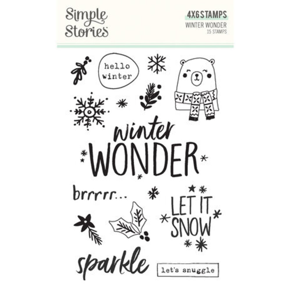 Simple Stories Winter Wonder Clear Stamps (21216) Simple Stories Winter Wonder Clear Stamps (21216)