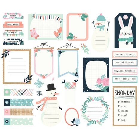 Simple Stories Winter Wonder Journal Bits (21219)