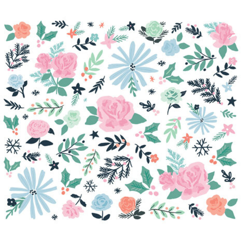 Simple Stories Winter Wonder Floral Bits (21220) Simple Stories Winter Wonder Floral Bits (21220)
