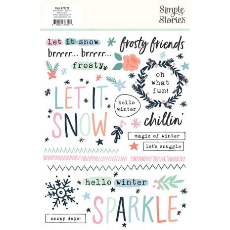 Simple Stories Winter Wonder Rub-ons (21221) Simple Stories Winter Wonder Rub-ons (21221)