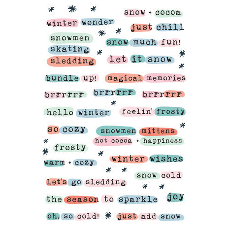 Simple Stories Winter Wonder Sticker Book (21223) Simple Stories Winter Wonder Sticker Book (21223)