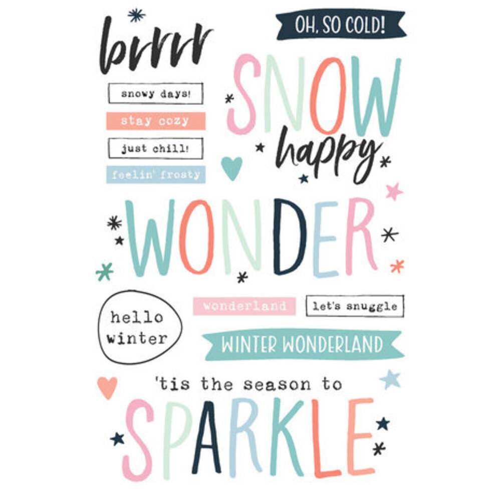 Simple Stories Winter Wonder Sticker Book (21223) Simple Stories Winter Wonder Sticker Book (21223)