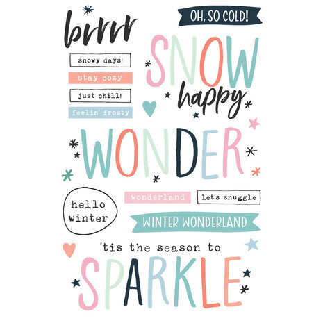 Simple Stories Winter Wonder Sticker Book (21223) Simple Stories Winter Wonder Sticker Book (21223)