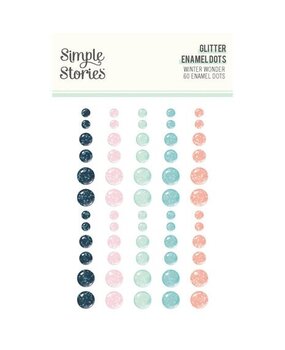 Simple Stories Winter Wonder Glitter Enamel Dots (21227)