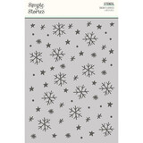 Simple Stories Winter Wonder Stencil Snow Flurries (21229)