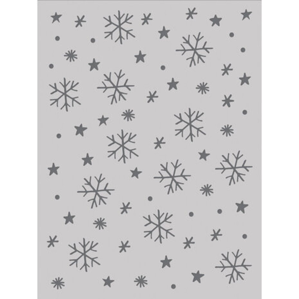 Simple Stories Winter Wonder Stencil Snow Flurries (21229) Simple Stories Winter Wonder Stencil Snow Flurries (21229)
