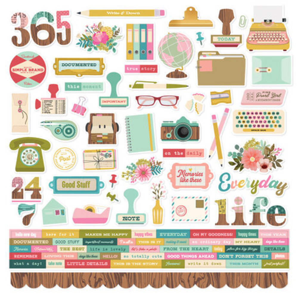 Simple Stories Noteworthy 12x12 Inch Collector's Essential Kit (21301) Simple Stories Noteworthy 12x12 Inch Collector's Essential Kit (21301)