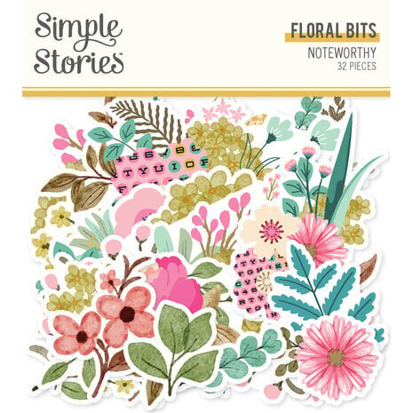 Simple Stories Noteworthy Floral Bits (21320) Simple Stories Noteworthy Floral Bits (21320)