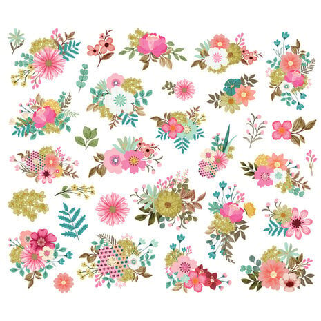 Simple Stories Noteworthy Floral Bits (21320) Simple Stories Noteworthy Floral Bits (21320)