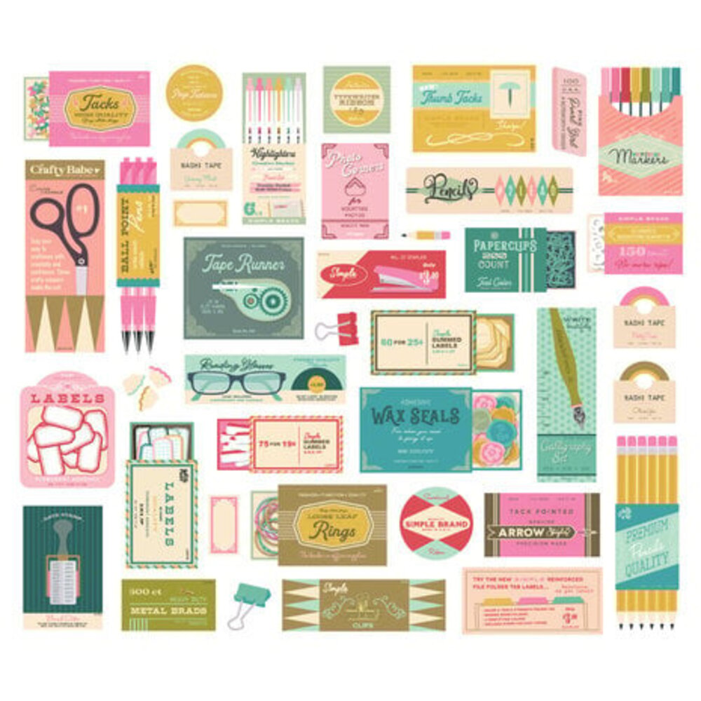Simple Stories Noteworthy Supply Bits (21321) Simple Stories Noteworthy Supply Bits (21321)