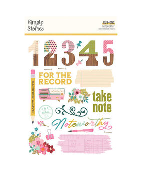 Simple Stories Noteworthy Rub-ons (21323) Simple Stories Noteworthy Rub-ons (21323)