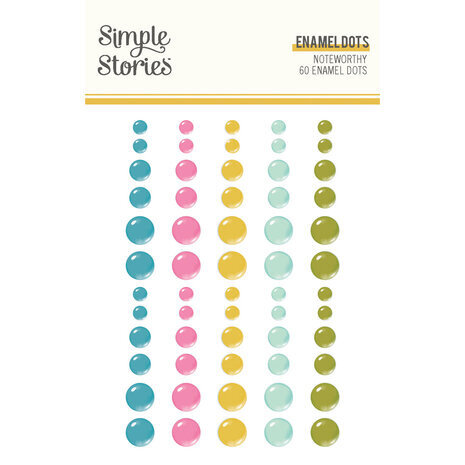 Simple Stories Noteworthy Enamel Dots (21328) Simple Stories Noteworthy Enamel Dots (21328)